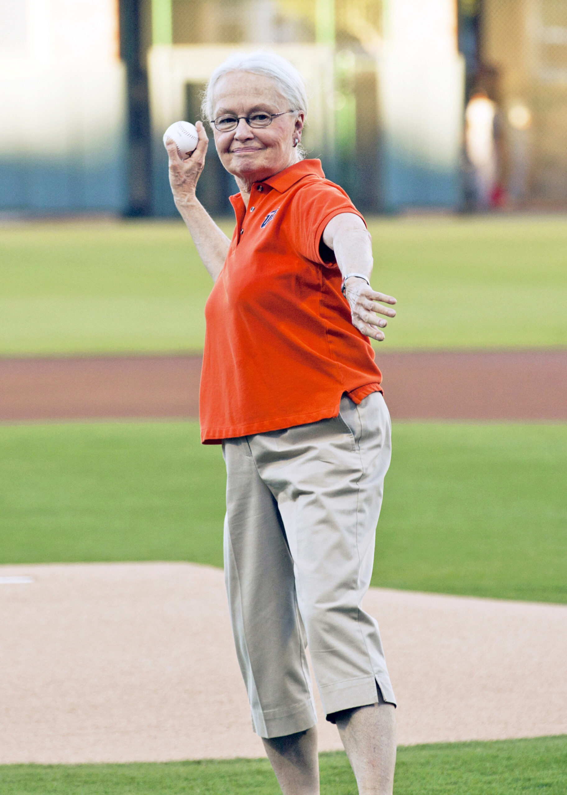 As a girl, Diana Natalicio played baseball until the organizers of her neighborhood leagues stopped letting her on the field with the boys. And for much of her life, she still practiced pitching and playing catch.
