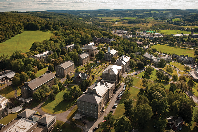 Higher ed procurement options are usually more difficult for rural institutions such as Colgate University in New York because of supplier delivery challenges. UB's guide to procurement can help similar colleges.