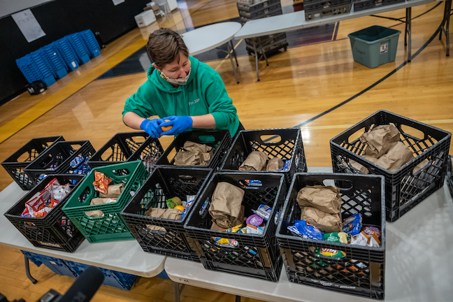 Berea College in Kentucky is feeding local school district students during the coronavirus closure.