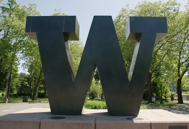Classrooms at the University of Washington will be closed at least until the beginning of the spring quarter on March 30 in order to increase social distancing and other health precautions. (Courtesy of University of Washington/screen grab from video)