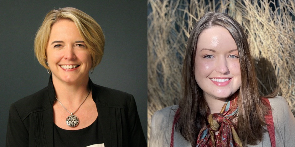 Whitney Kilgore (left) is chief academic officer at iDesign, and Jessica Tenuta is co-founder of Packback.