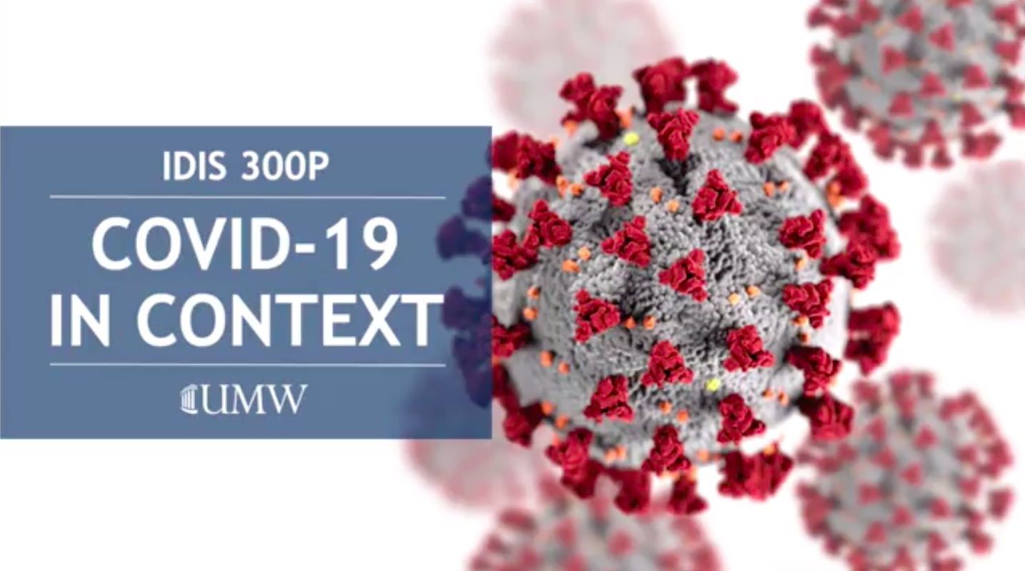 COVID-19 in Context is a free coronavirus course launched by the University of Mary Washington.