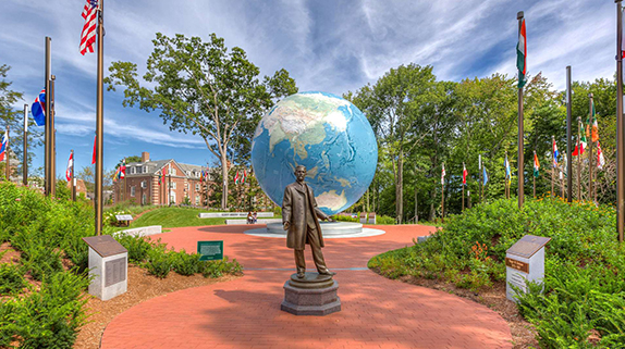 Virtual connections have extended the reach of Babson College's admissions efforts.