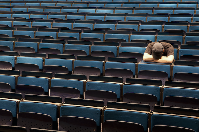The number of graduate students who reported significant depression in 2020 doubled since a campus mental health survey done last year. (GettyImages/Caspar Benson)