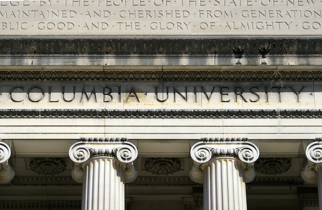 Student tuition strikers at Columbia University say they want administrators to take more decisive action against anti-black racism on campus and in the surrounding West Harlem community. (GettyImages/Bruce Yuanyue Bi)