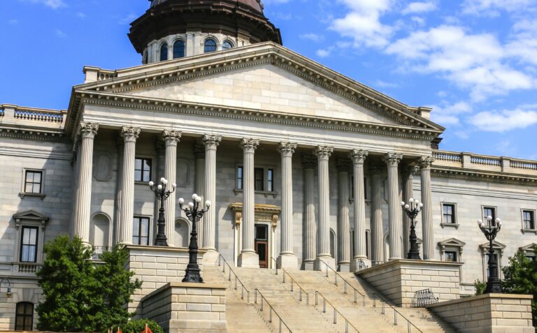 The South Carolia State Capitol Building In Columbia. Built In 1855 In 