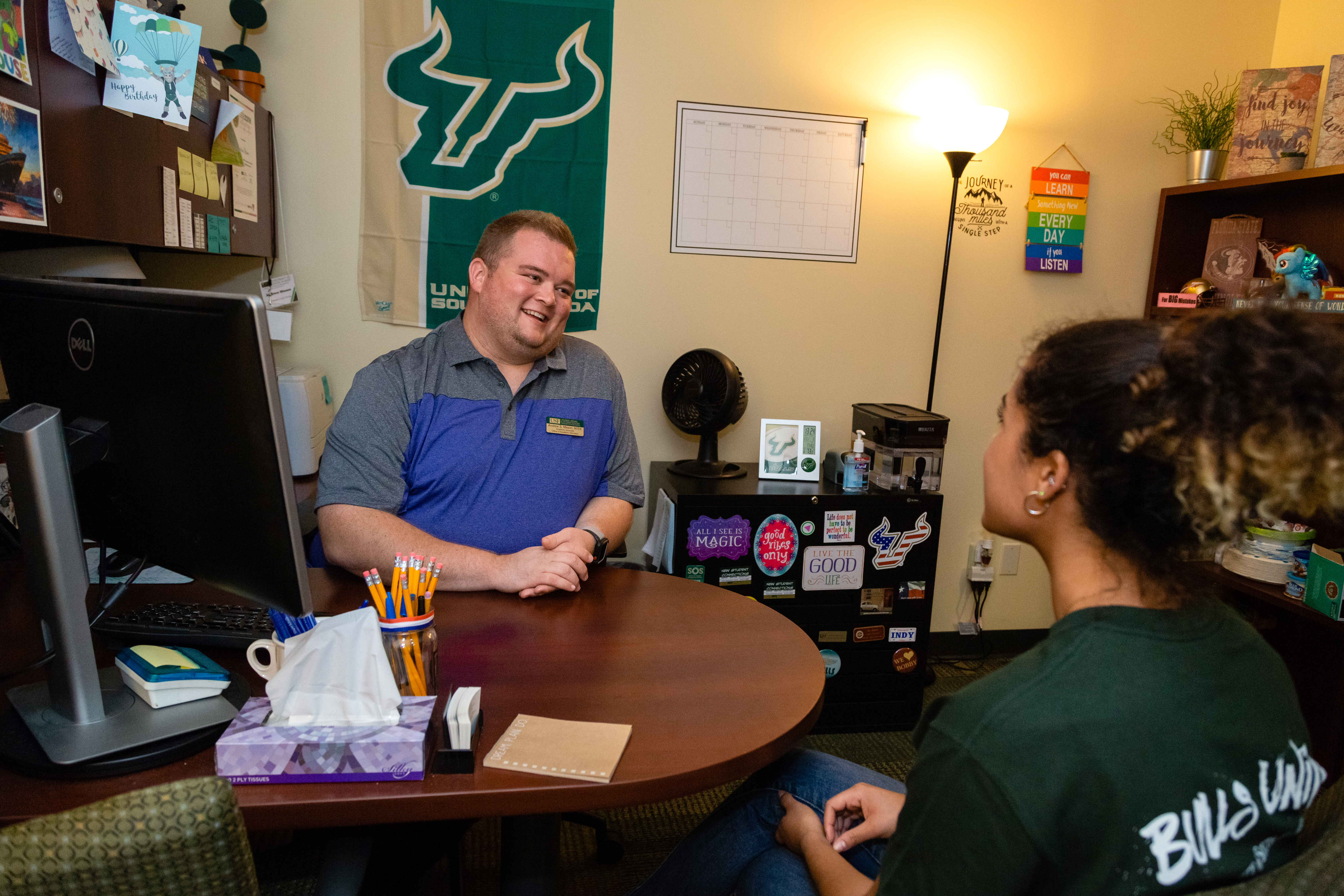 The University of South Florida’s staff of academic advocates serve as “care managers” who can connect students to all of the university’s sometimes scattered support services.