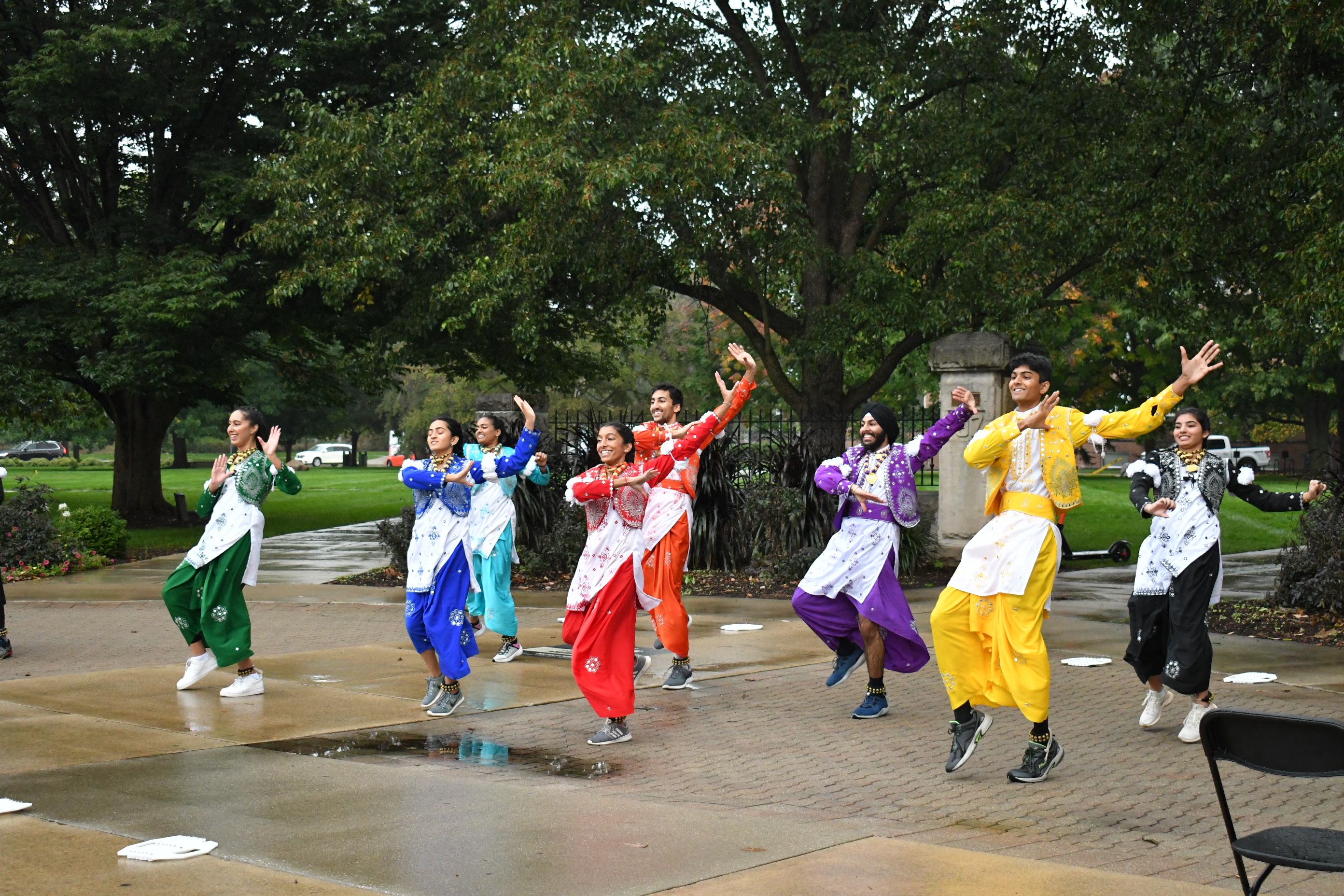 Remote workers who relocate to Purdue University's campus might catch a performance from the Boiler Bhangra competitive dance team. (Photo, Purdue University Marketing and Communications)