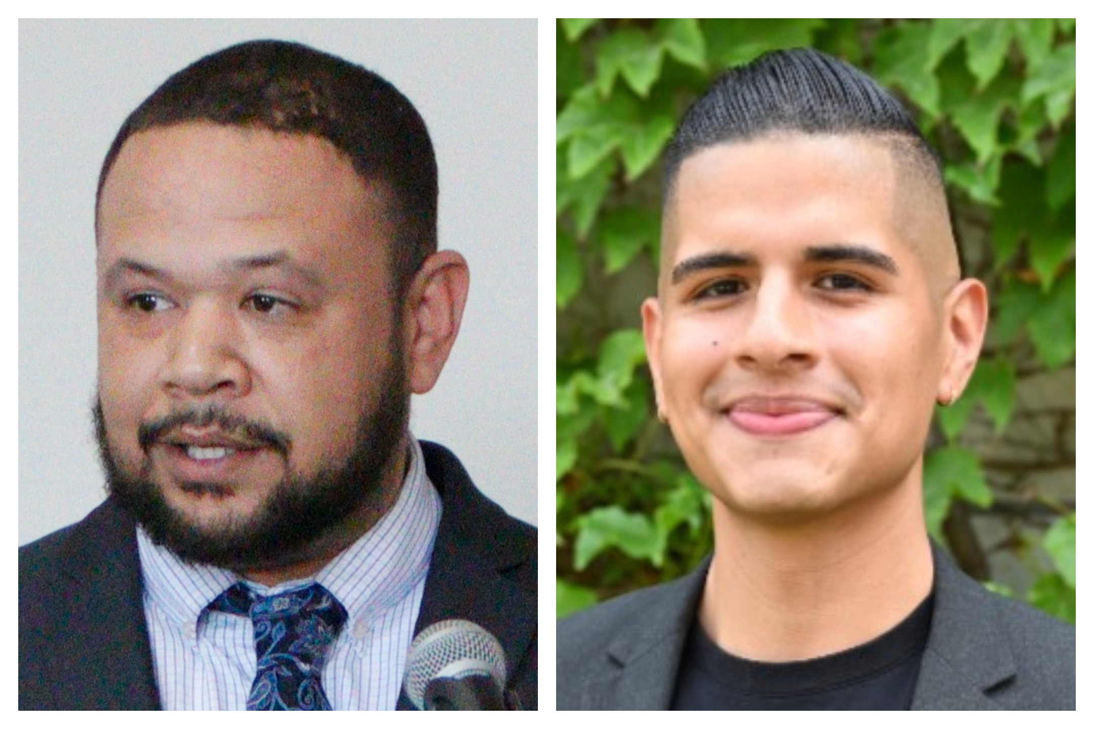 Dr. Larry Parker II and Dr. Miguel Baique