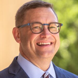 Headshot of Roanoke College President Frank Shushok